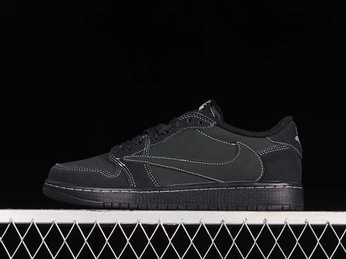 【300】[DM7866-001]-[TRAVIS SCOTT X AIR JORDAN 1 LOW OG BLACK/BLACK/WHITE]-[UNISEX:35.5-47.5]