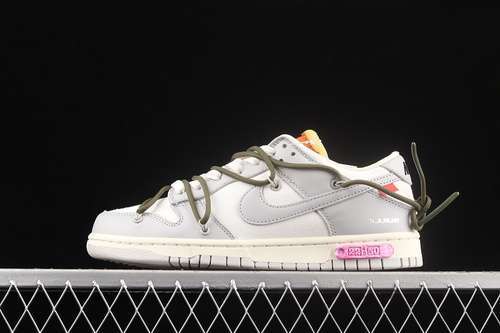 【450】[DM1602-124]-[OW X SB DUNK LOW LOT 22 OF 50 SAIL/NEUTRAL GREY/MEDIUM OLIVE]-[UNISEX:36-47.5]
