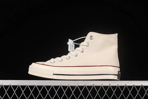 【220】[162053C]-[CHUCK TAYLOR ALL-STAR 70S HIGH TOP PARCHMENT BEIGE/BEIGE/RED]-[UNSIEX:35-44]