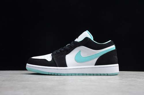 【300】[CQ9828-131]-[GZ AIR JORDAN 1 LOW WHITE/BLACK-ISLAND GREEN]-[WOMAN:36-39]-[MAN:40-47]