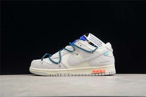 【480】[DJ0950-111]-[OW X SB DUNK LOW LOT 16 OF 50 SAIL/NEUTRAL GREY/NIGHTSHADE]-[UNISEX:36-47.5]