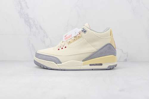 【400】[DH7139-100]-[AIR JORDAN 3 RETRO SE MUSLIN/UNIVERSITY RED/CEMENT GREY/SAIL]-[UNISEX:36-47.5]