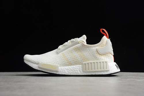 【300】[G27938]-[NMD R1 SHEOS CLOUD WHITE/BEIGE/ORANGE]-[WOMAN:36-39]-[MAN:40-45]