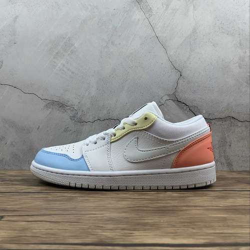 【290】[DJ6909-100]-[AIR JORDAN 1 LOW TO MY FIRST COACH SAIL/WHITE-ZITRON-SUMMIT WHITE]