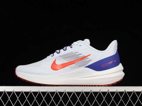 【280】[DD6203-006]-[AIR WINFLO 9 FOOTBALL GREY/CONCORD/CINNABAR/BRIGHT CRIMSON]-[MAN:39-45]