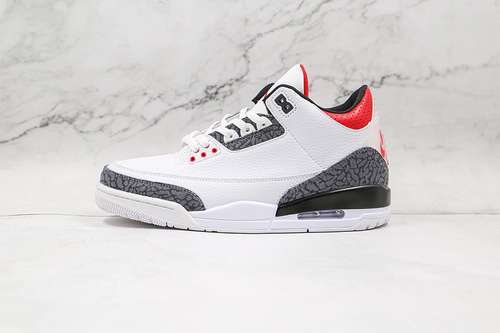 【280】[CZ6431-100]-[AIR JORDAN 3 RETRO DENIM SE WHITE/FIRE RED/BLACK]-[WOMAN:36-39]-[MAN:40-45]