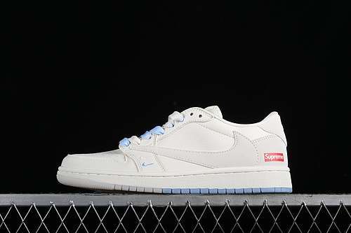 【360】[BB6588-102]-[SB DUNK LOW SUPREME OFF WHITE/BLUE]-[WOMAN:36-39]-[MAN:40-45]