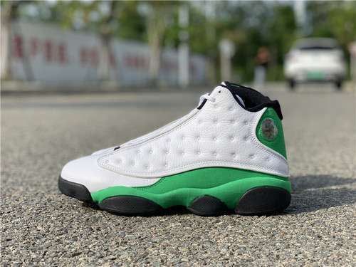 【650】[DB6537-113]-[AIR JORDAN 13 WHITE/BLACK-LUCKY GREEN]-[MAN:40.5-47.5]