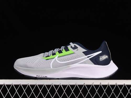 【280】[DJ0854-001]-[NFL X AIR ZOOM PEGASUS 38 SEATTLE SEAHAWKS WOLF GREY/COLLEGE NAVY/ACTION GREEN]