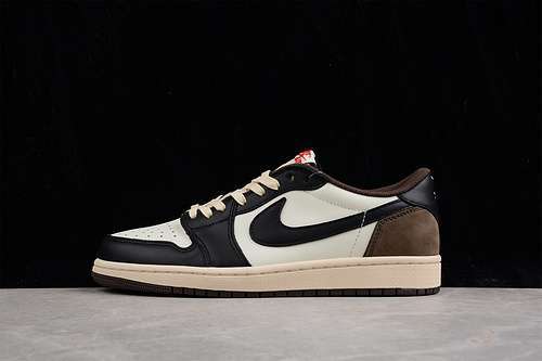 【360】[CQ4277-105]-[TRAVIS SCOTT X AIR JORDAN 1 RETRO LOW BLACK MOCHA/SAIL/BLACK]-[UNISEX:36-47.5]