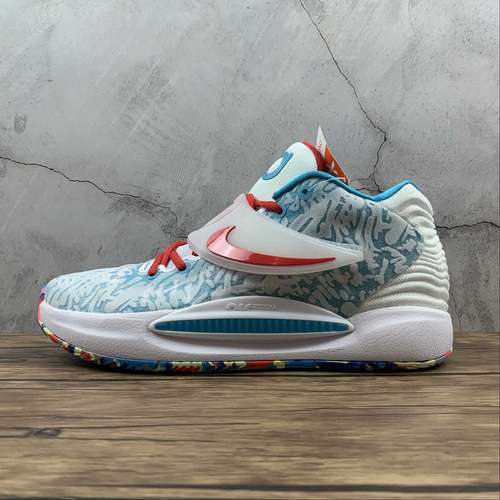 【360】[CZ0170-900]-[KD 14 EP BASKETBALL SHOES BLUE/WHITE/RED]-[MAN:40-46]