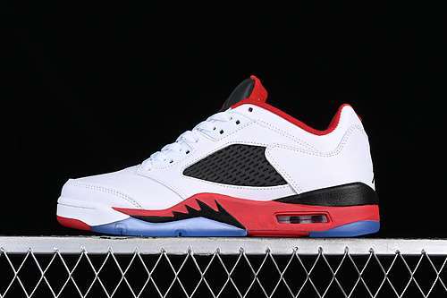 【360】[819171-101]-[AIR JORDAN 5 LOW FIRE RED WHITE/BLACK/RED]-[WOMAN:36-39]-[MAN:40-47.5]
