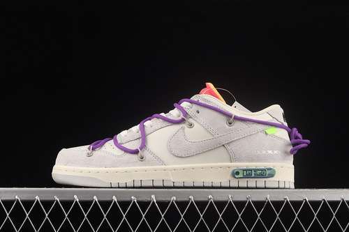 【330】[DJ0950-101]-[OW X SB DUNK LOW LOT 15 OF 50 SAIL/NEUTRALGREY]-[UNISEX:36-47.5]