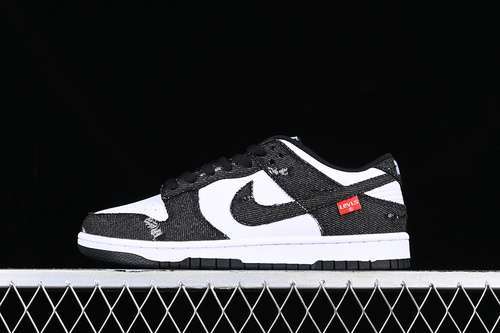 【330】[LE0021-006]-[SB DUNK LOW LEVIS WHITE/BLACK]-[WOMAN:36-39]-[MAN:40-45]