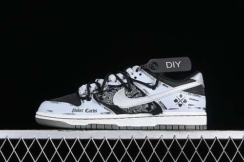 【380】[DM0108-001]-[DUNK LOW SB GRAFFITI PACK BLACK/GREY/BLUE]-[WOMAN:36-39]-[MAN:40-46]
