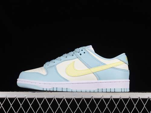【330】[DD1503-123]-[DUNK LOW CITRON TINT WHITE/YELLOW/BLUE]-[WOMAN:36-39]-[MAN:40-46]