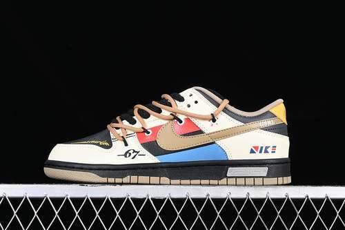 【330】[DJ6188-200]-[SB DUNK LOW WHITE/BLACK/BROWN/BLUE/RED]-[WOMAN:35.5-39]-[MAN:40-46]