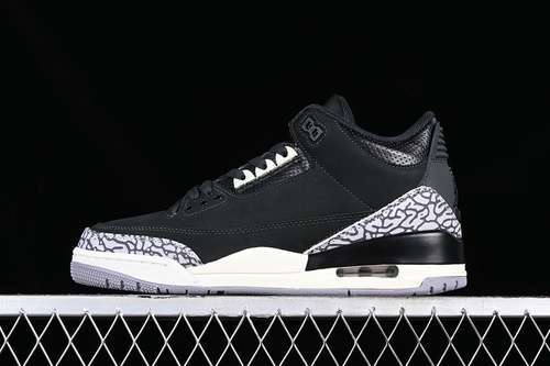 【460】[CK9246-001]-[AIR JORDAN 3 RETRO OFF NOIR BLACK/GREY/WHITE]-[MAN:40-47.5]