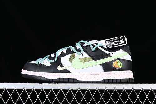 【290】[FD4623-152]-[DUNK LOW MULTI COLOR WHITE/BLACK/GREEN]-[WOMAN:36-39]-[MAN:40-46]