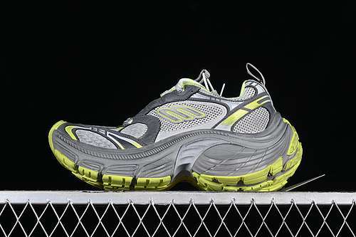 【440】[W2MV29031]-[BA*LEN*CIAGA TRACK SNEAKER GREY/GREEN]-[WOMAN:35-39]-[MAN:40-46]
