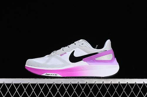 【270】[DJ7884-100]-[AIR ZOOM STRUCTURE 25 2024 WHITE/PURE PLATINUM/FUCHSIA DREAM/BLACK]-[WOMAN:36-40]