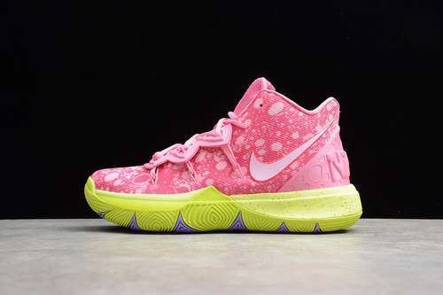 [CJ6951-600]-[KYRIE 5 SPONGEBOB PATRICK LOTUS PINK/UNIVERSITY RED]-[MAN:39-46]