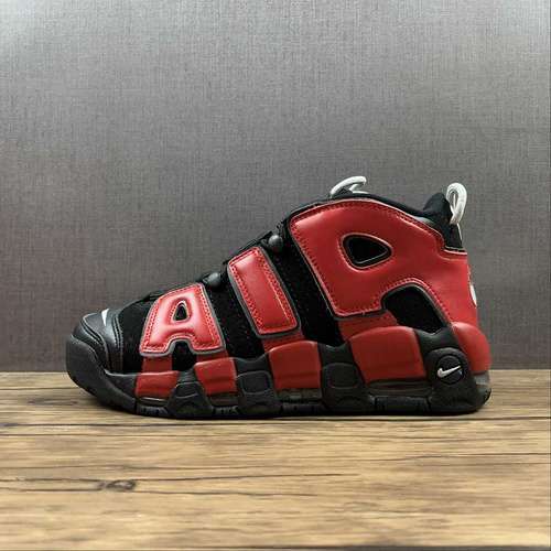 【340】[DM0017-001]-[AIR MORE UPTEMPO GS SPLIT BLACK/BLACK/UNIVERSITY RED]-[WOMAN:36-39]-[MAN:40-45]