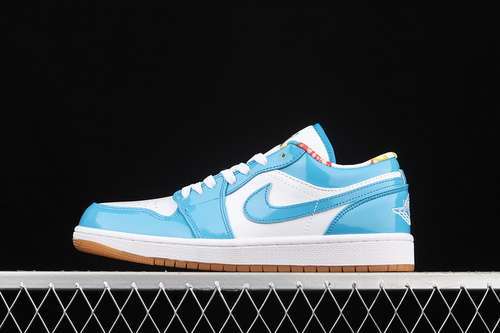 【280】[DC6991-400]-[AIR JORDAN 1 LOW LIGHT TEAL BLUE/WHITE]-[WOMAN:36-39]-[MAN:40-46]