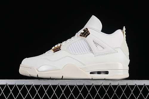 【530】[AQ9129-170]-[AIR JORDAN 4 RETRO METALLIC GOLD SAIL/METALLIC GOLD/BLACK]-[UNISEX:36-48.5]