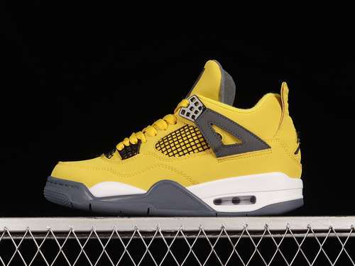 【360】[CT8527-700]-[AIR JORDAN 4 RETRO LIGHTNING 2021 TOUR YELLOW/MULTI-COLOR/MULTI-COLOR/DARK BLUE