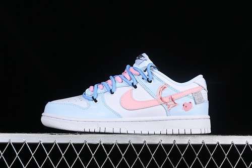 【330】[DD1503-109]-[DUNK LOW SB WHITE/BLUE/PINK]-[WOMAN:36-40]