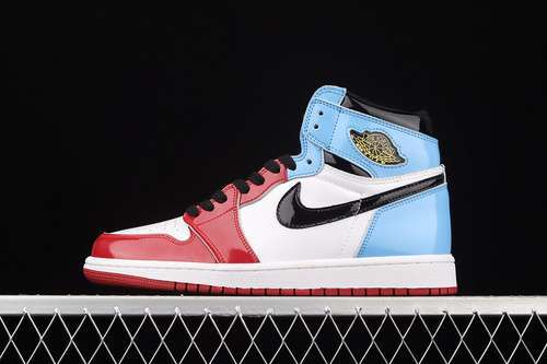 【440】[CK5666-100]-[AIR JORDAN 1 RETRO HIGH OG FEARLESS WHITE/UNIVERSITY BLUE-VARSITY RED-BLACK]