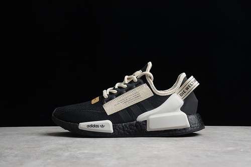 【300】[GY5356]-[NMD R1 BOOST V2 SHOES CORE BLACK/BEIGE/CORE BLACK]-[MAN:40-46]