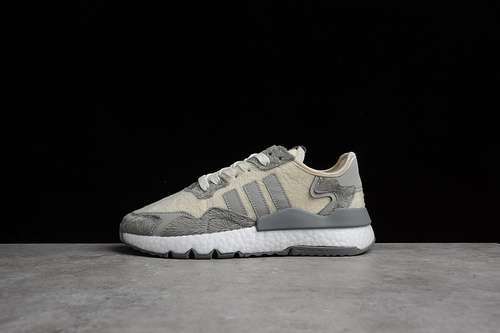 【300】[FX5577]-[NITE JOGGER BOOST SHOES LIGHT GREY/BEIGE/CLOUD WHITE]-[WOMAN:36-39]-[MAN:40-45]