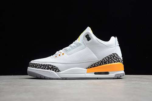 【420】[CK9246-108]-[AIR JORDAN 3 WHITE/LASER ORANGE-CEMENT GREY-BLACK]-[MAN:40-45]