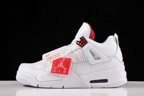 【460】[CT8527-112]-[AIR JORDAN 4 RETRO WHITE/METALLIC SILVER-UNIVERSITY RED]-[MAN:40-47.5]