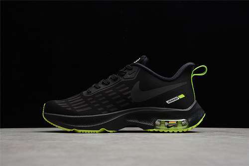 【300】[DJ3128-005]-[AIR ZOOM STRUCTURE 38X BLACK/BLACK/GREEN]-[MAN:40-45]