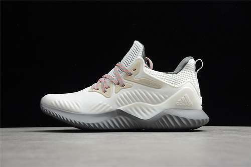【280】[B89103]-[ALPHABOUNCE BEYOND SHOES CLOUD WHITE/PINK/GREY]-[MAN:40-45]