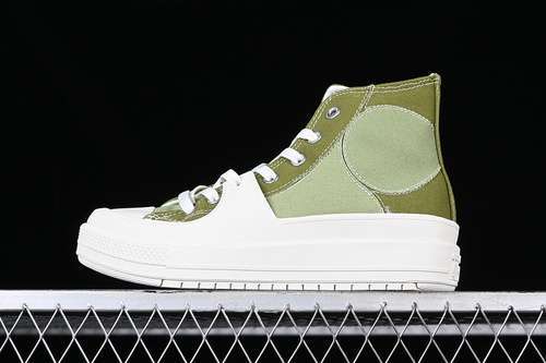 【240】[A03471C]-[CONVERSE CHUCK TAYLOR ALL STAR HIGH CONSTRUCT ALLIGATOR FRIEND GREEN/GRASSY]