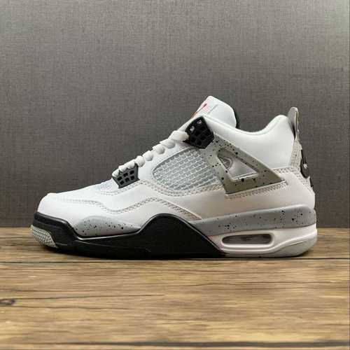 【300】[840606-192]-[AIR JORDAN 4 RETRO OG WHITE CEMENT 2016 WHITE/FIRE RED/GREY/BLACK]
