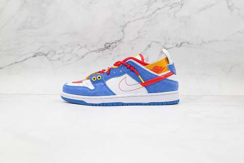【320】[CZ8149-700]-[DORAEMON X SB DUNK LOW PRO BLUE/WHITE/RED]-[WOMAN:36-39]-[MAN:40-45]