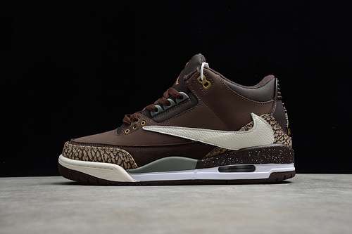 【360】[854262-609]-[AIR JORDAN 3 RETRO TINKER NRG DARK BROWN/GOLD-BEIGE]-[UNISEX:36-46]