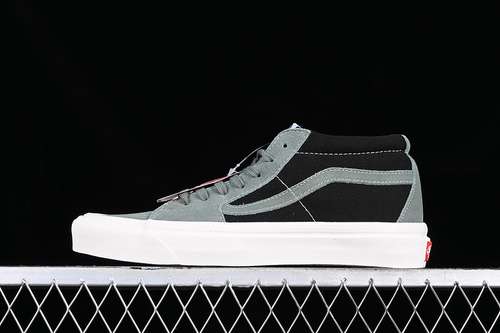 【240】[VN0A4BVCBY1]-[VANS VAULT OG SK8-MID LX BLACK/GREEN/WHITE]-[WOMAN:35-39]-[MAN:40-44]