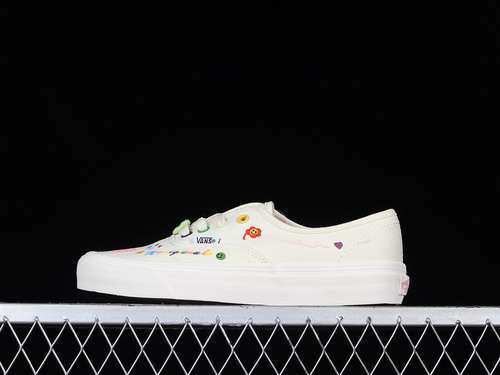 【250】[VN0A4BV9676]-[OG AUTHENTIC LX WHITE/LIGHT PINK/MULTI-COLOR]-[WOMAN:35-40]