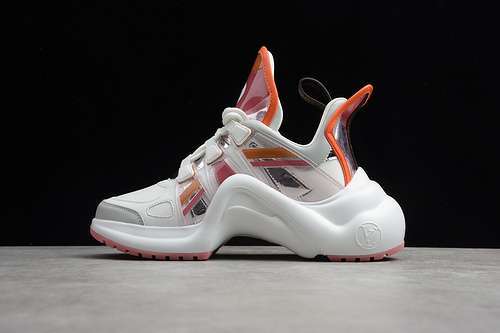 【650】[AE5U3BMI61N-360]-[L*V ARCHLIGHT SNEAKER WHITE/ORANGE]-[WOMAN:35-40]
