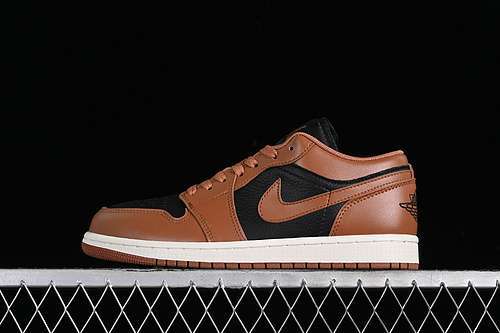【260】[DC0774-021]-[AIR JORDAN 1 LOW ARCHAEO BROWN/BLACK/SAIL]-[WOMAN:35.5-39]-[MAN:40-47.5]