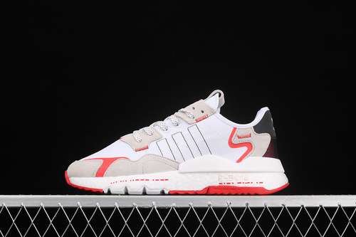 【280】[H03248]-[NITE JOGGER 2019 BOOST CLOUD WHITE/RED/CORE BLACK]-[WOMAN:36-39]-[MAN:40-45]
