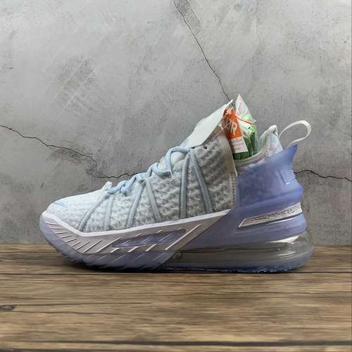 【370】[CW3156-400]-[LEBRON 18 PLAY FOR THE FUTURE BLUE TINT/CLEAR/WHITE]-[MAN:39-46]