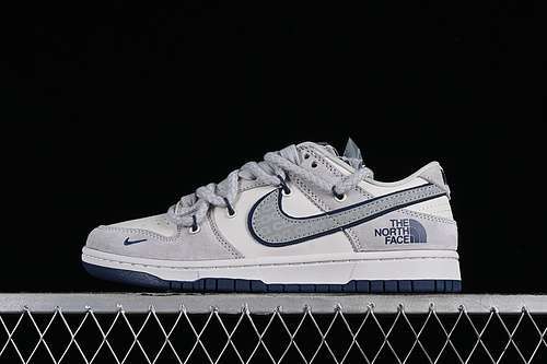【380】[XX2025-311]-[SB DUNK LOW WHITE/GREY/BLUE]-[WOMAN:36-39]-[MAN:40-45]