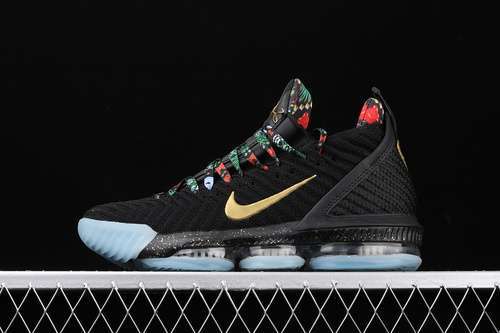 【320】[CI1517-001]-[LEBRON 16 EP LBJ BLACK/METALLIC GOLD/ROSE FROST]-[MAN:40-46]